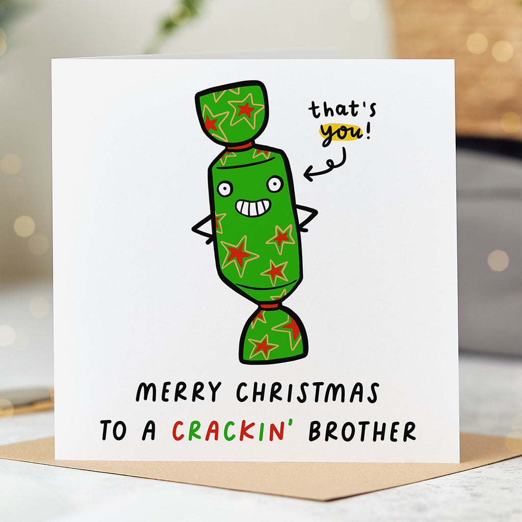 Brother Crackin' Christmas Card