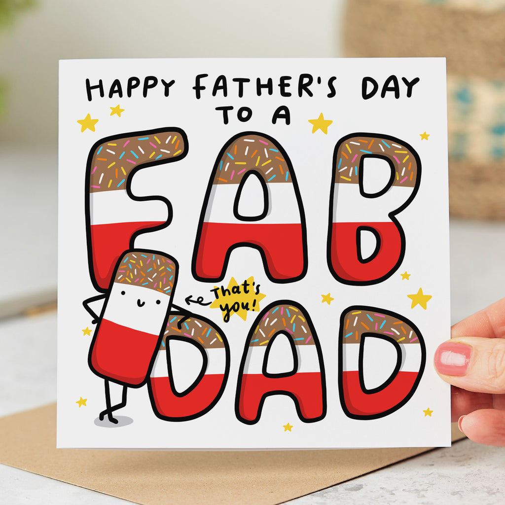 Fab Dad Father's Day Card