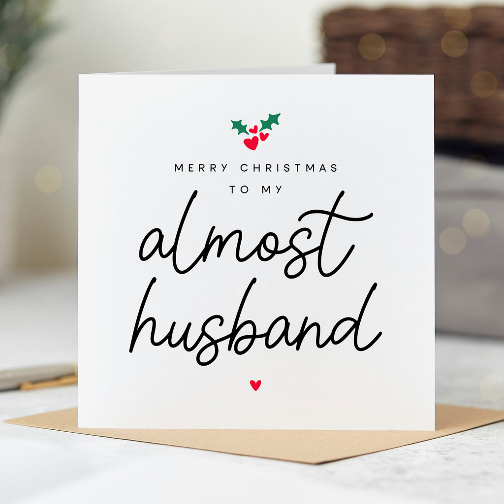 My Almost Husband Christmas Card