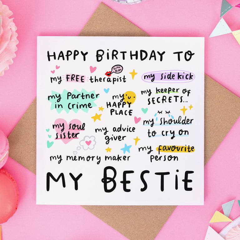 My Bestie Birthday Card