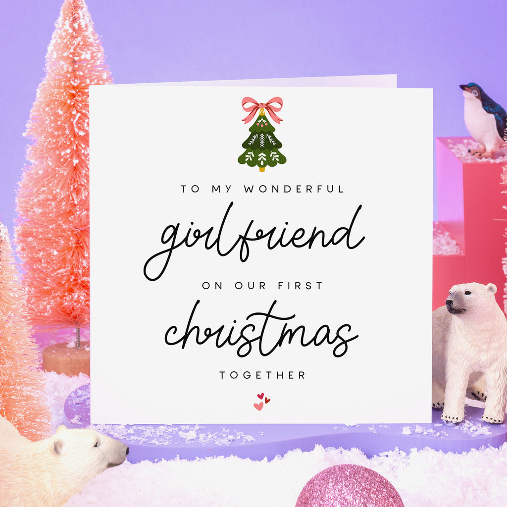 Girlfriend First Christmas Together Card