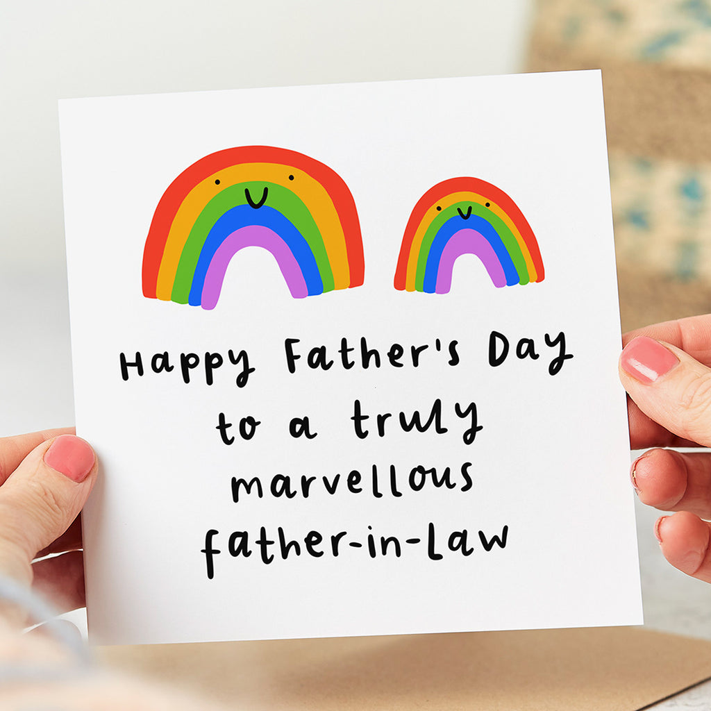 Truly Marvellous Father-In-Law Father's Day Card