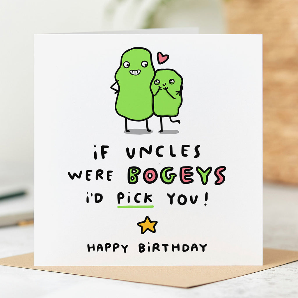 Uncle Bogey Birthday Card