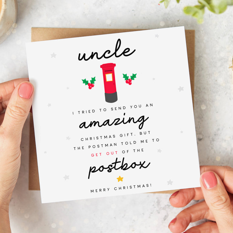 Uncle Postbox Christmas Card
