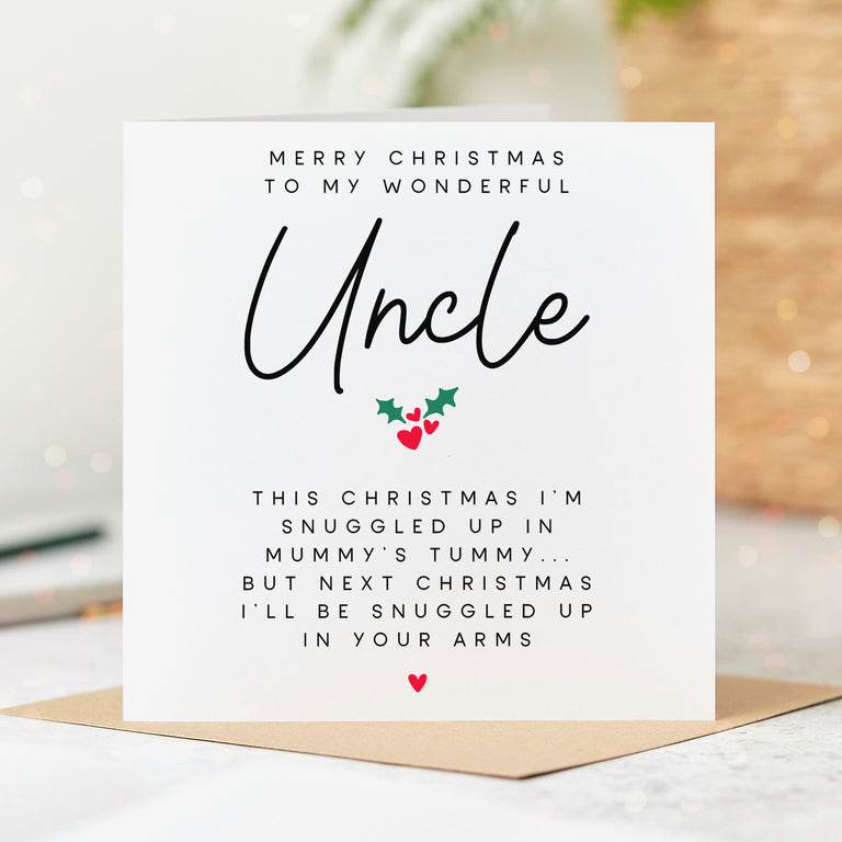Uncle Next Christmas from Bump Card