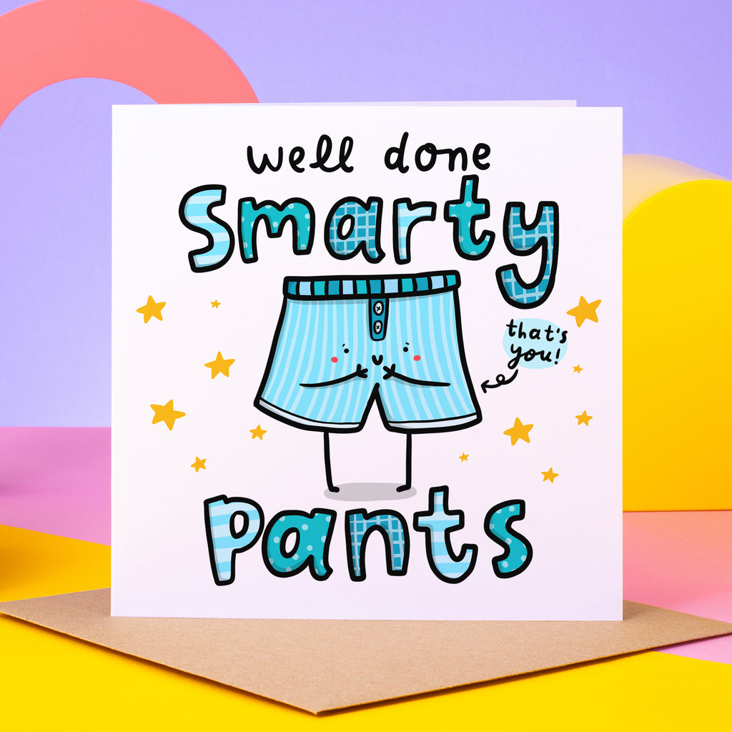 Well Done Smarty Pants Card