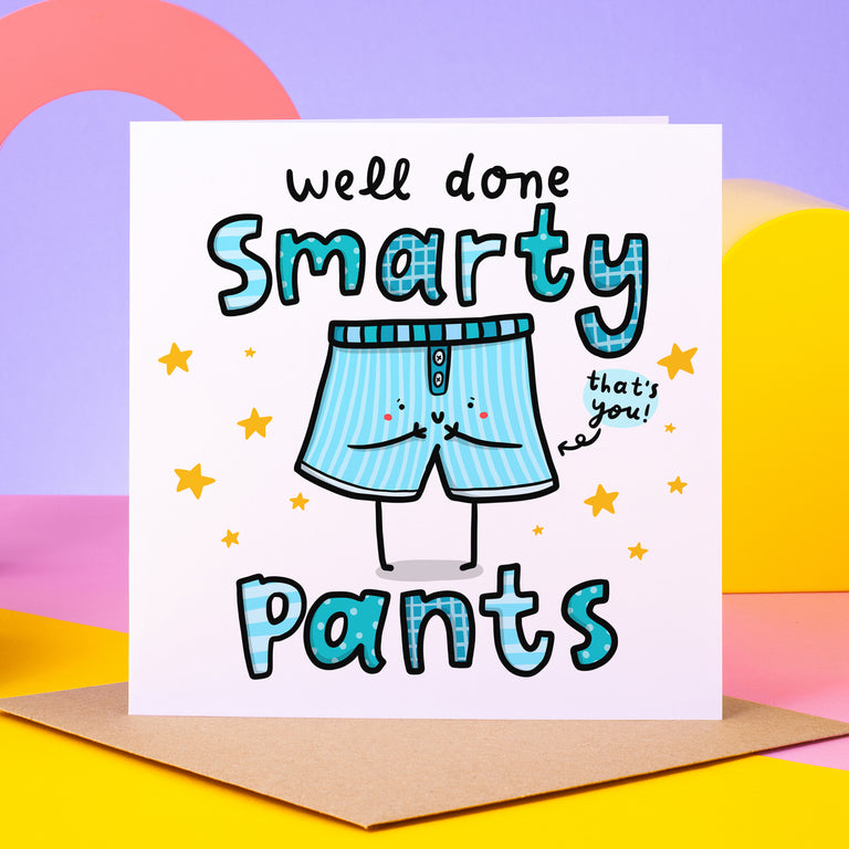Well Done Smarty Pants Card
