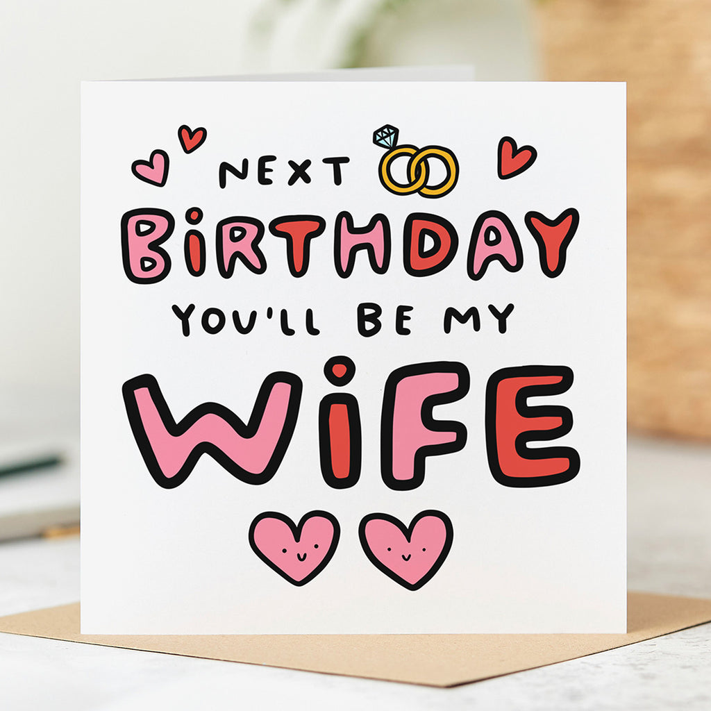 Wife Next Birthday Card