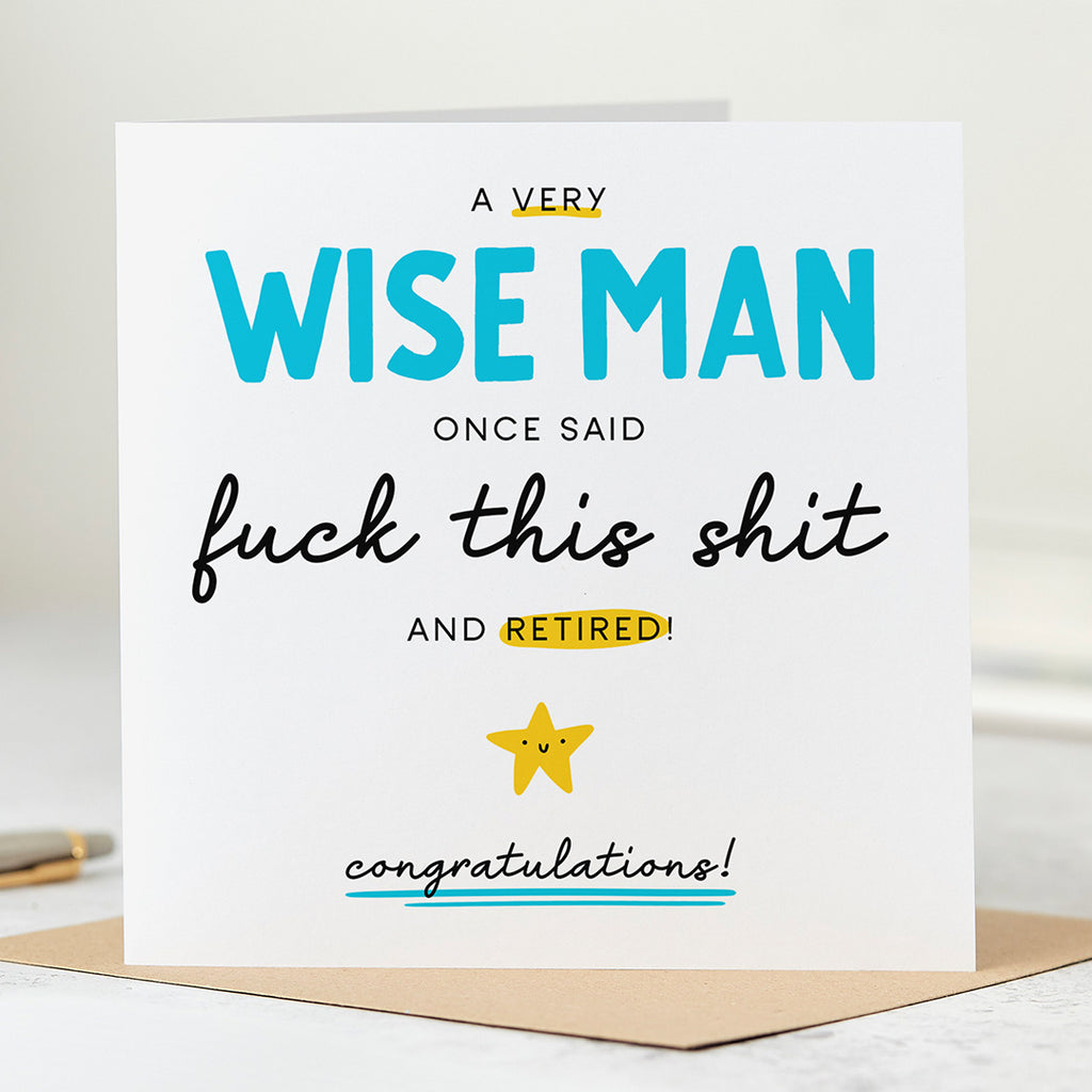 Wise Man Retired Card