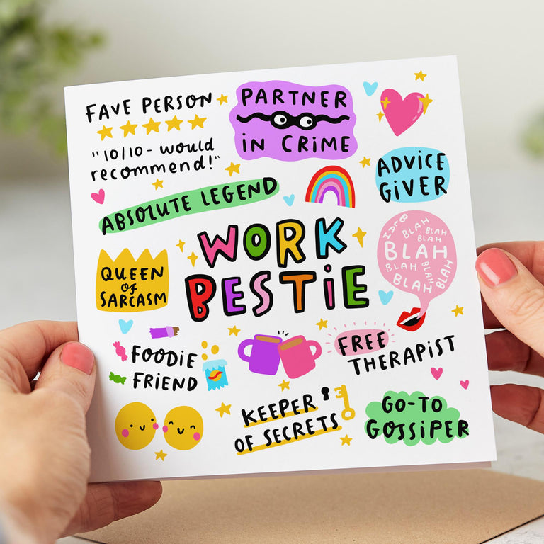 Work Bestie Card