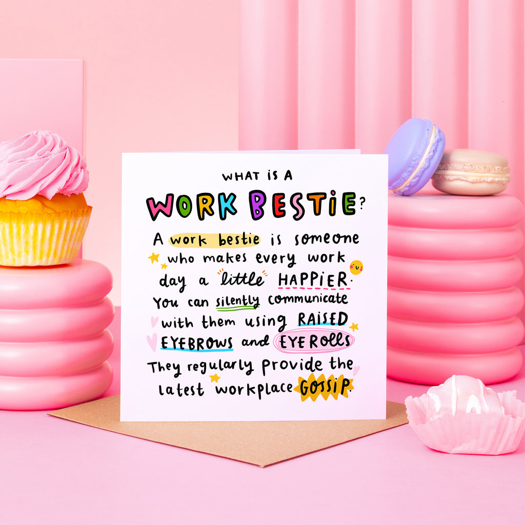 Work Bestie Birthday Card