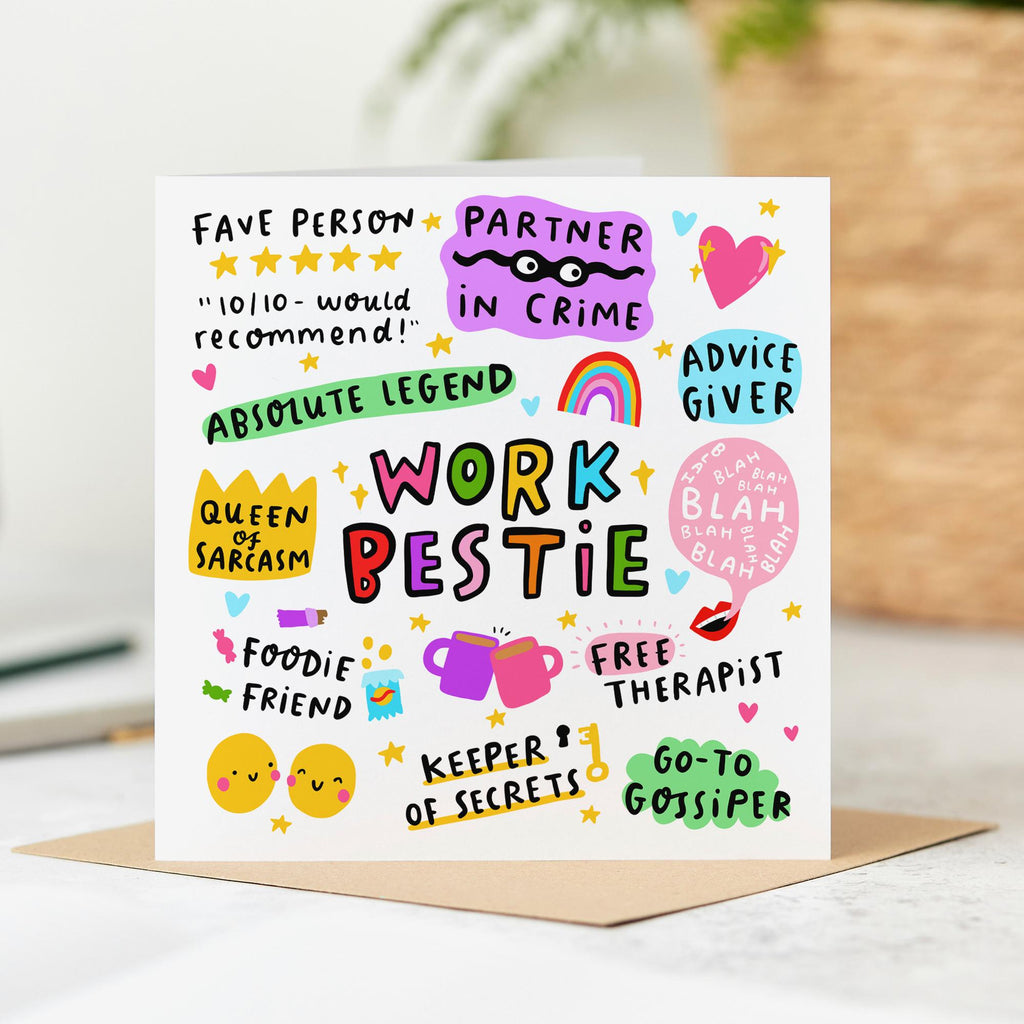 Work Bestie Card