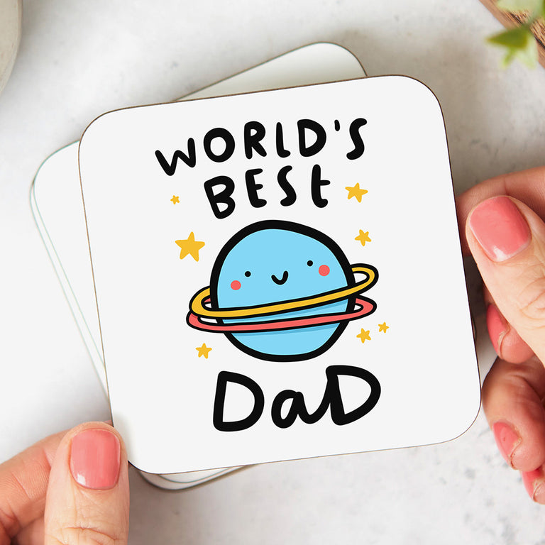 Dad Best In World Coaster