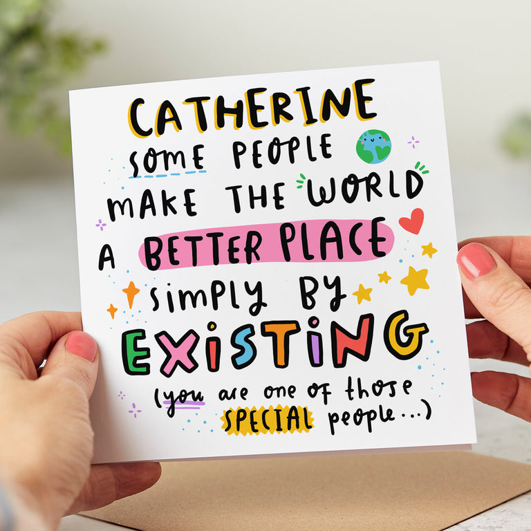 Special People Personalised Card