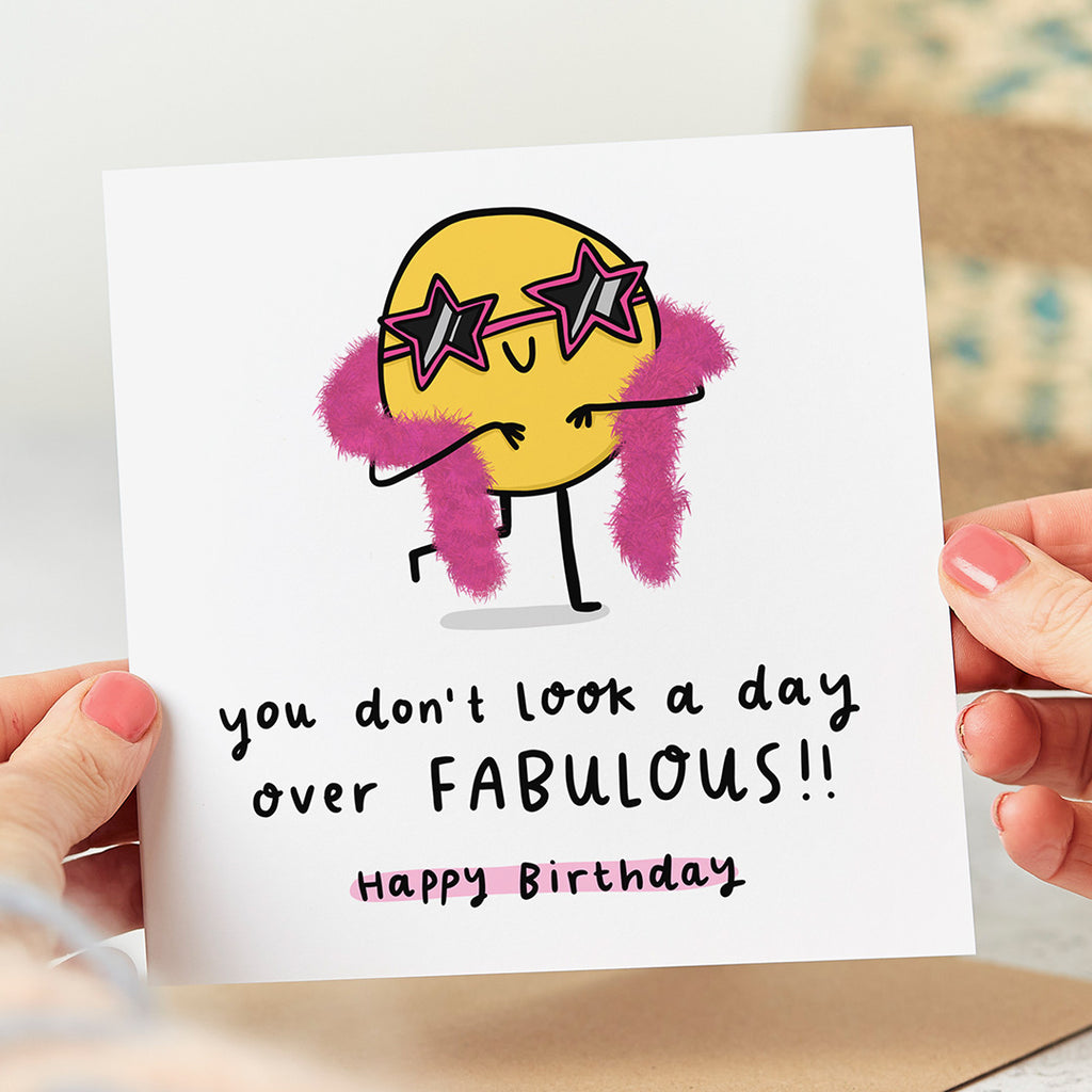 Day Over Fabulous Birthday Card