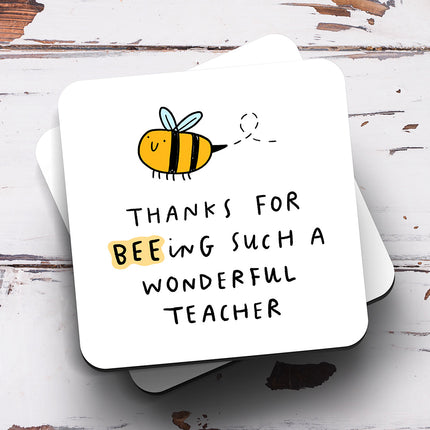 Wonderful Teacher Thank You Coaster - Arrow Gift Co