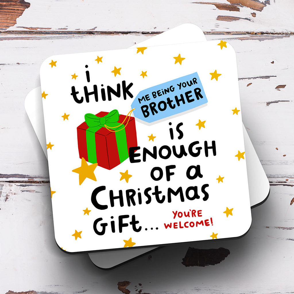 Personalised Christmas Mug - Brother Enough