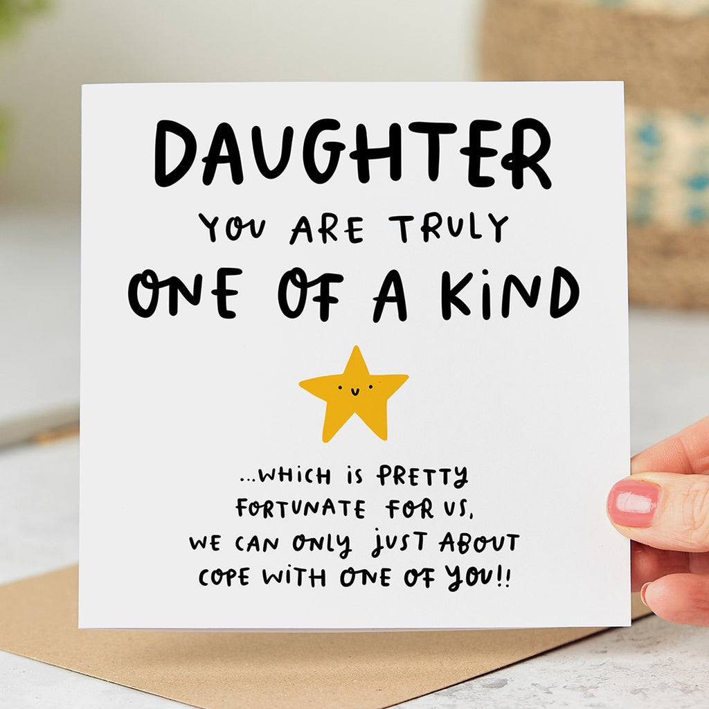 Daughter one of a Kind Birthday Card
