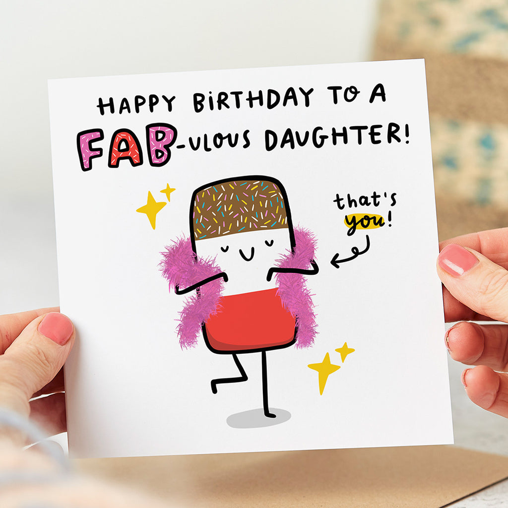 Fab-ulous Daughter Birthday Card