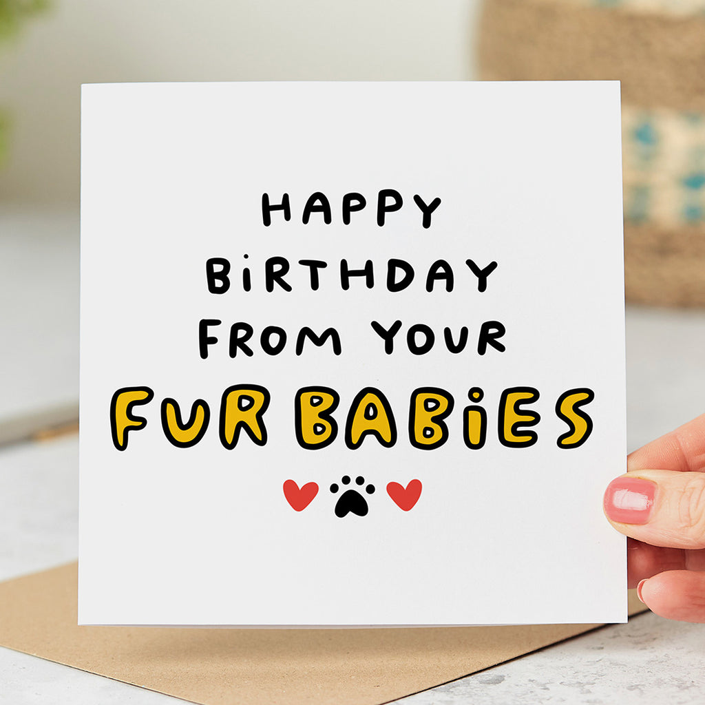 From Your Fur Babies Birthday Card