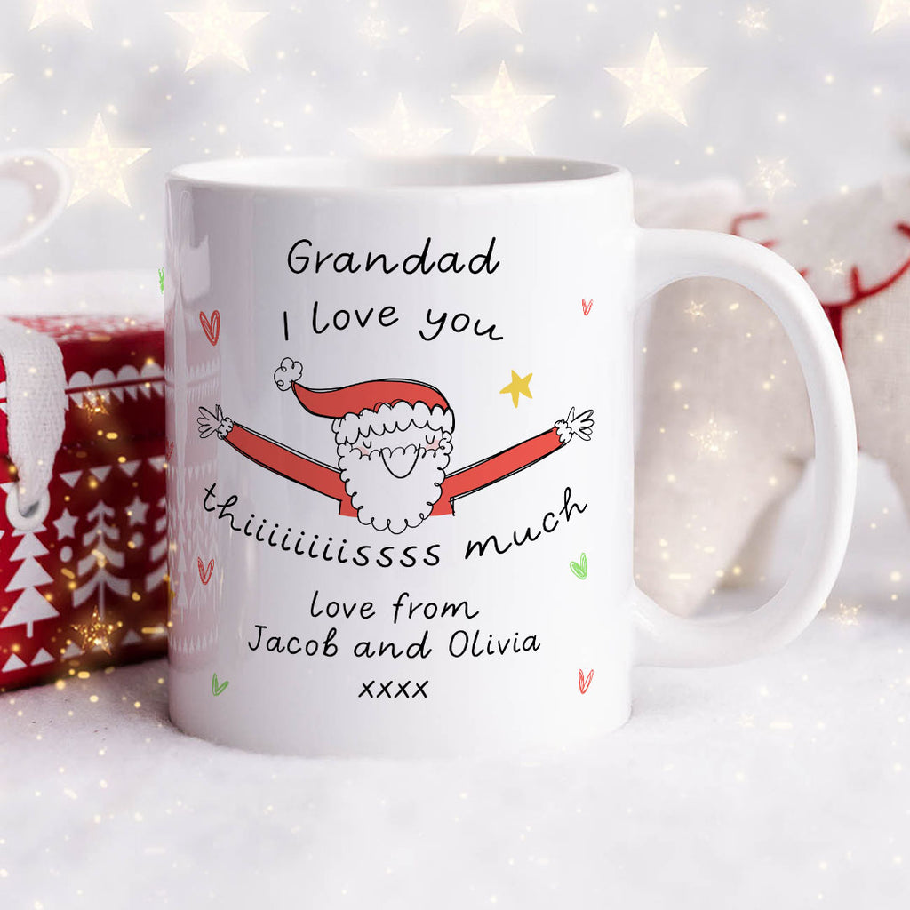 Personalised Christmas Mug - Love You This Much