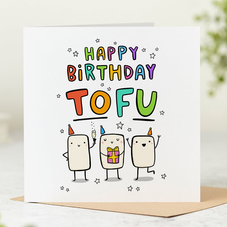 Tofu Birthday Card