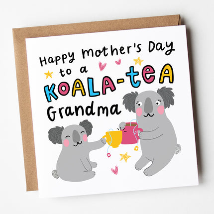 Koala-Tea Grandma Mother's Day Card - Arrow Gift Co