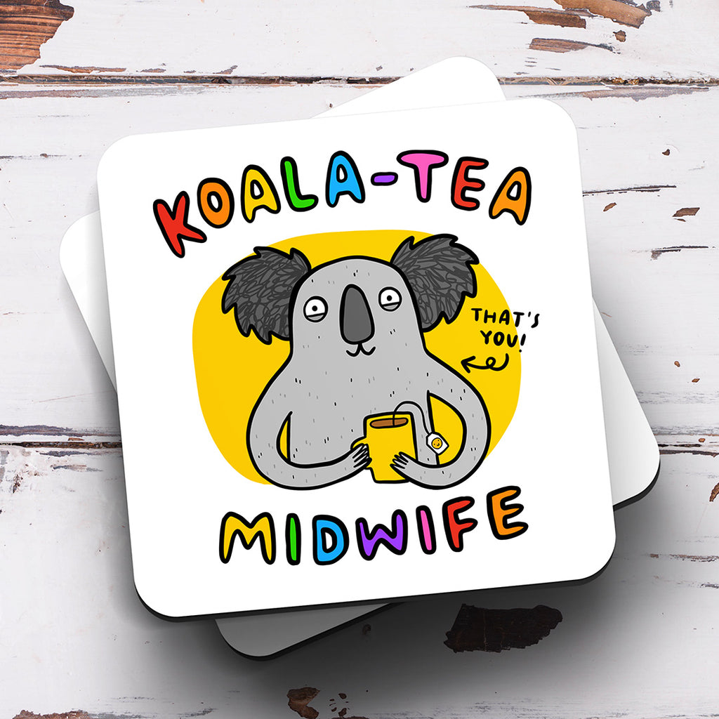 Personalised Mug - Midwife Koala Tea