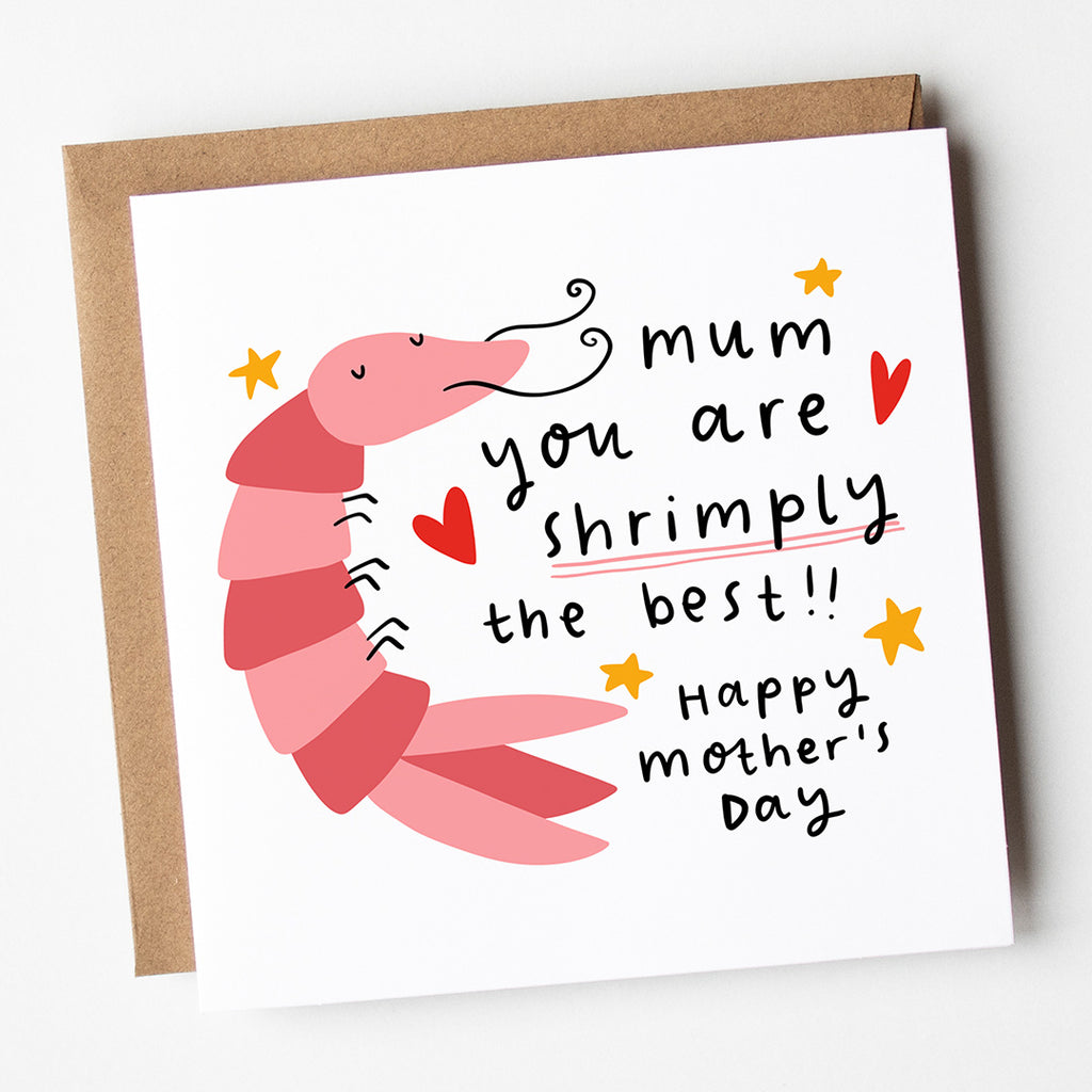 Shrimply The Best Mother's Day Card