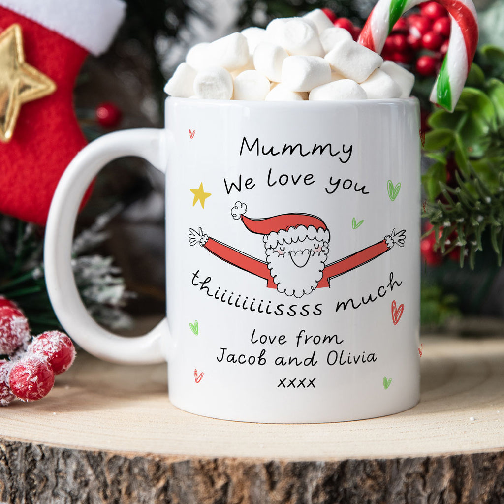 Personalised Christmas Mug - Love You This Much