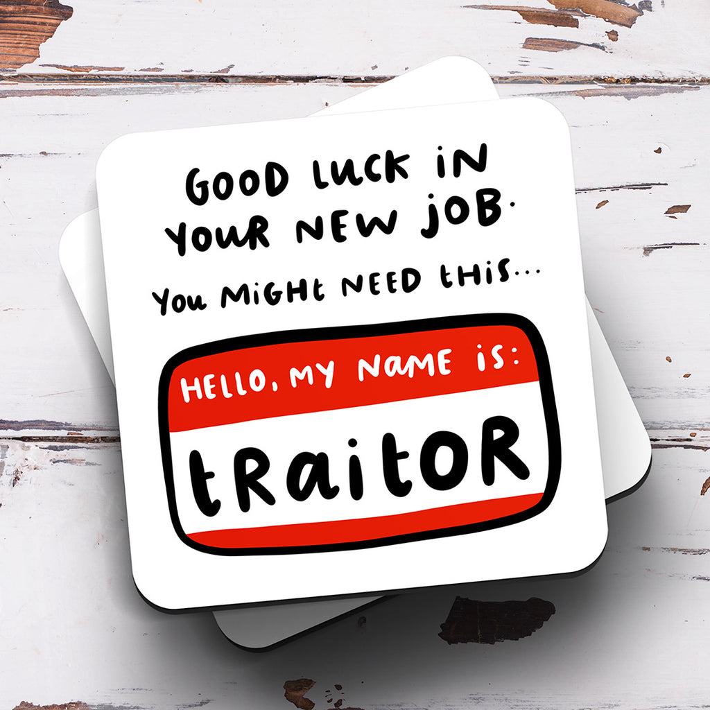 Personalised Mug - New Job Traitor
