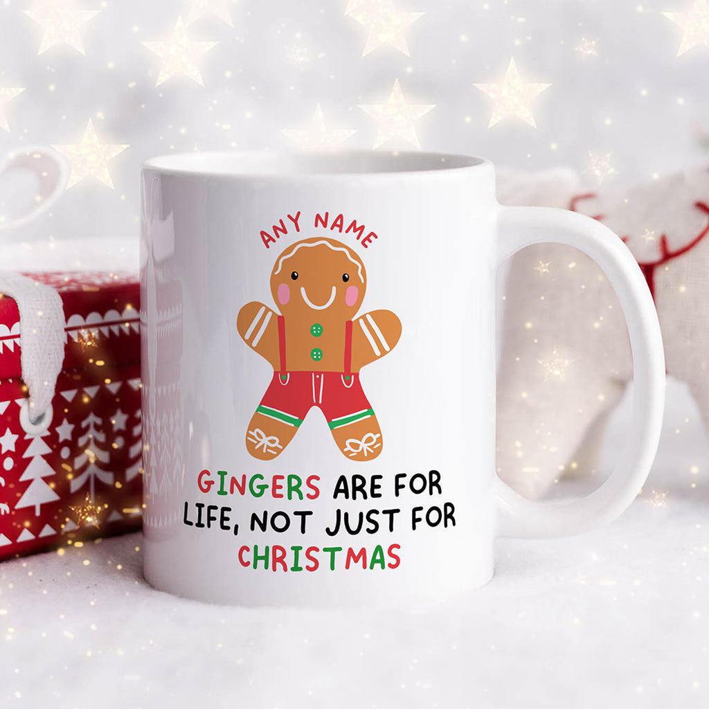 Personalised Christmas Mug - Gingers Are For Life