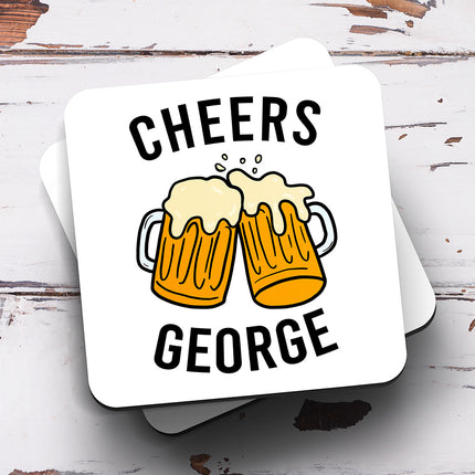 Personalised Cheers Coaster - Arrow Gift Co