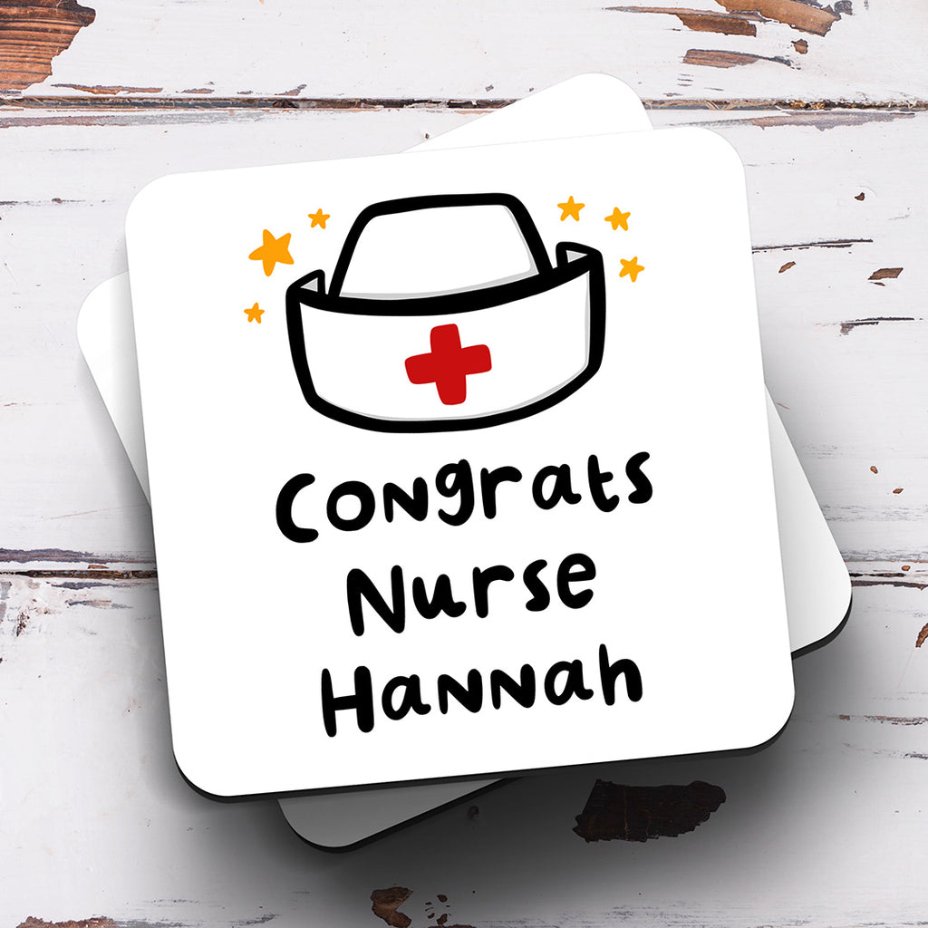 Personalised Coaster - Nurse Congrats