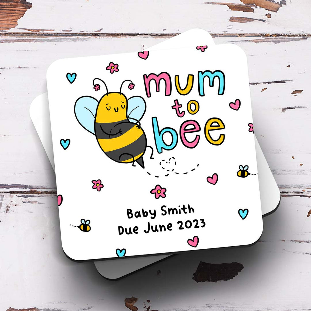 Personalised Coaster - Mum To Bee