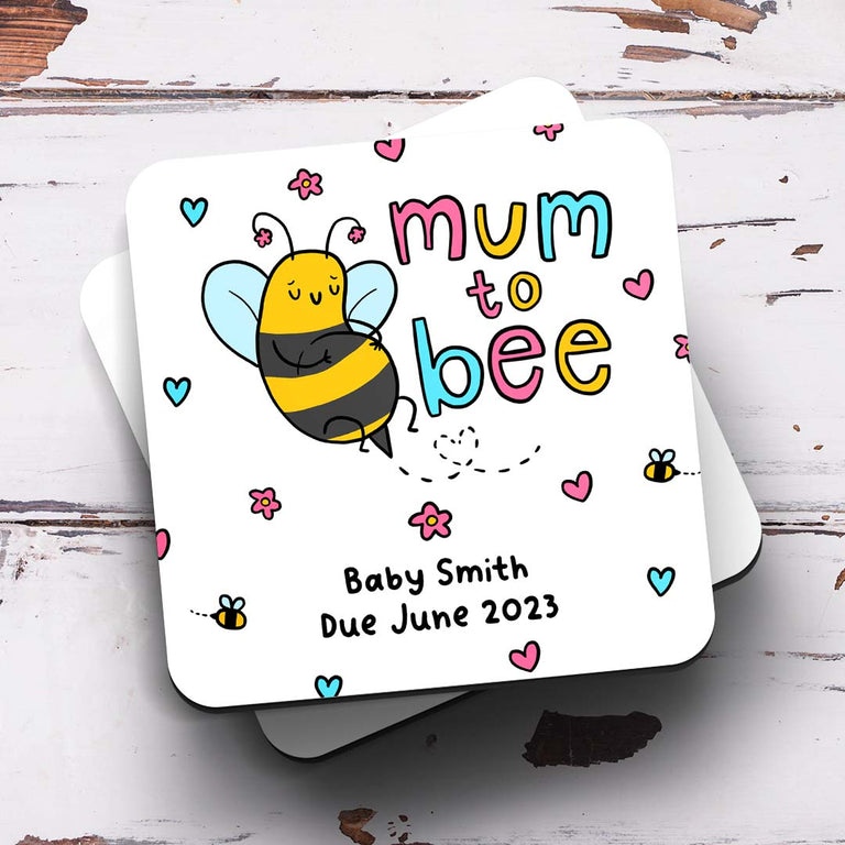 Personalised Coaster - Mum To Bee
