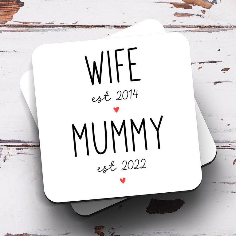 Personalised Coaster - Mummy Est