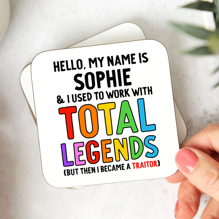 Personalised Coaster - Total Legends