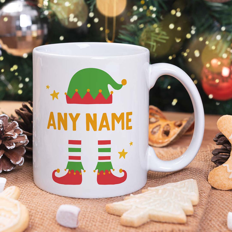 Personalised Christmas Mug - Elf