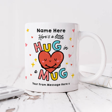 Personalised Hug In A Mug - Arrow Gift Co