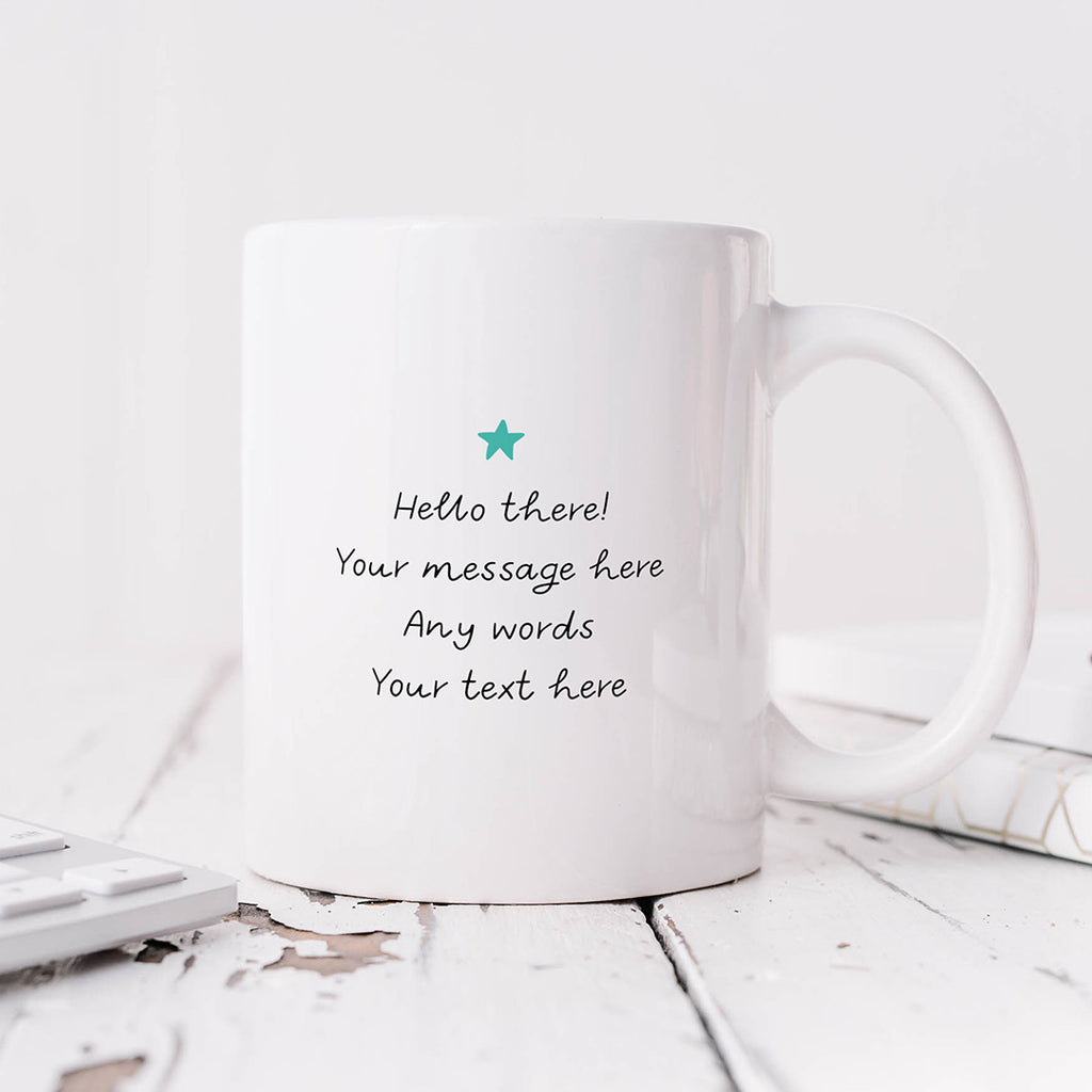 Personalised Mug - Cycling Thinking About