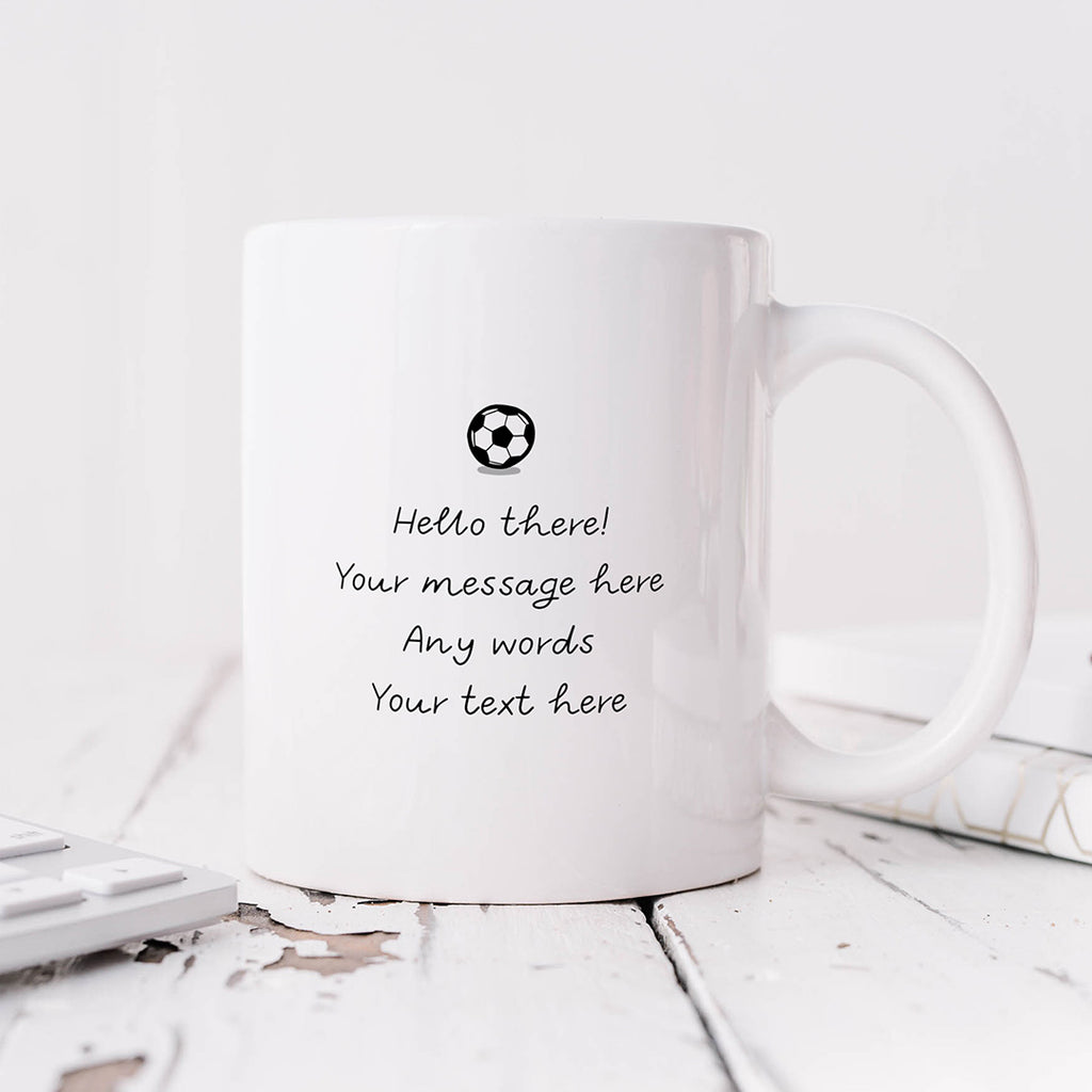 Personalised Mug - Football Thinking About