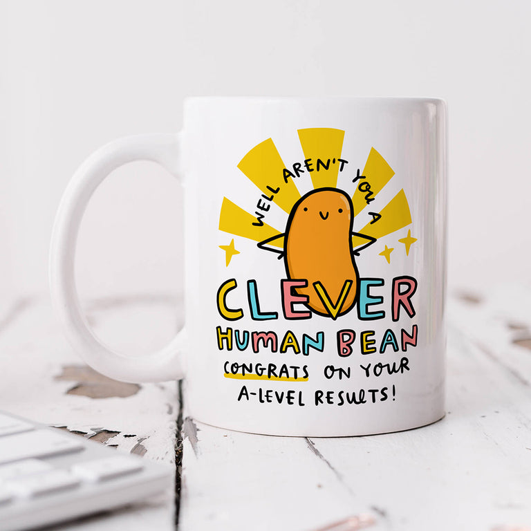 Personalised Mug - A Levels Clever Bean