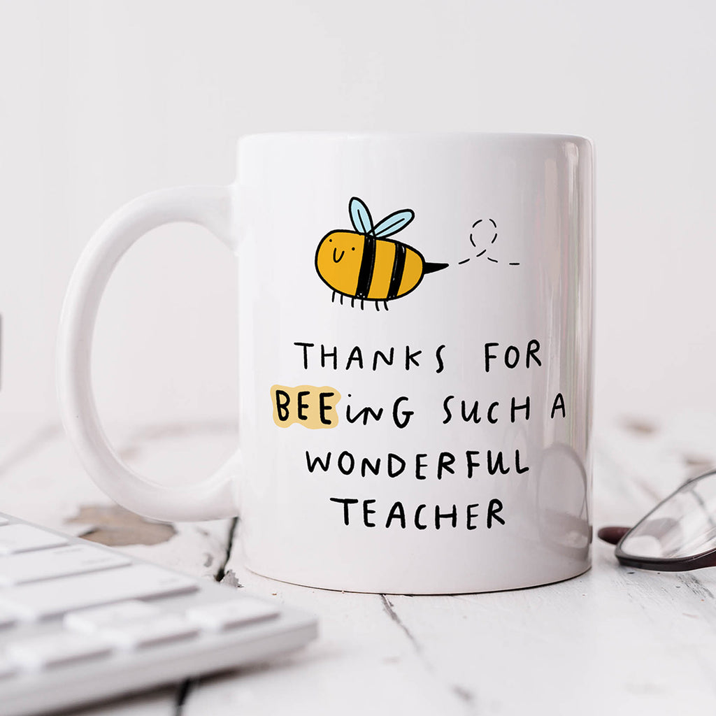 Personalised Mug - Teacher Beeing Wonderful
