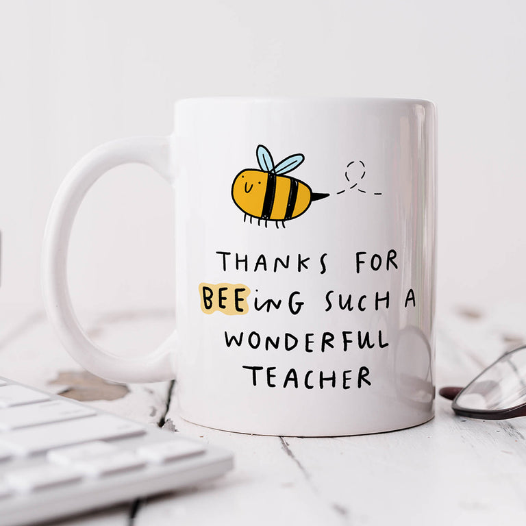 Personalised Mug - Teacher Beeing Wonderful