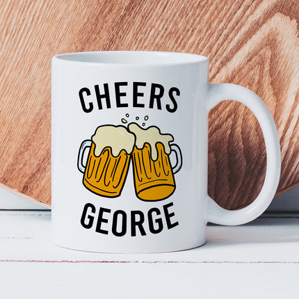 Personalised Cheers Mug - Arrow Gift Co