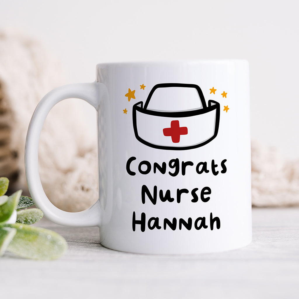 Personalised Mug - Nurse Congrats
