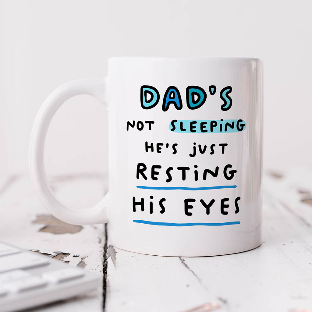 Personalised Mug - Dad Not Sleeping