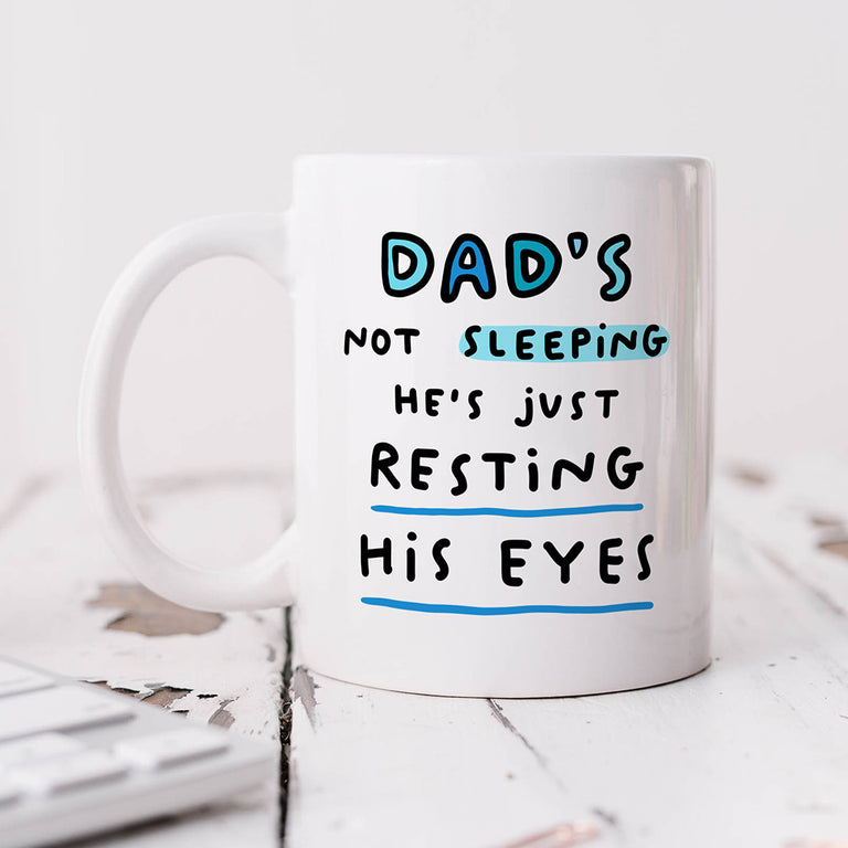 Personalised Mug - Dad Not Sleeping