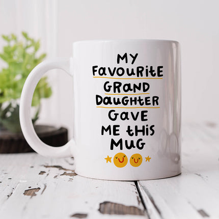 From Your Favourite Granddaughter Personalised Mug - Arrow Gift Co